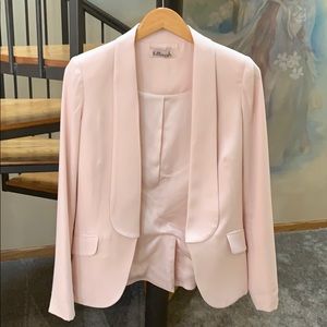 Kittenish Shawl Collar Blazer / Sz. S / Blush
